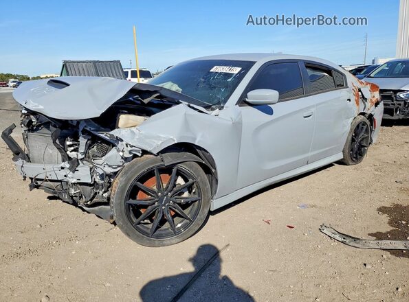 2C3CDXHG1MH640333 2021 DODGE CHARGER Gray Przód lewy