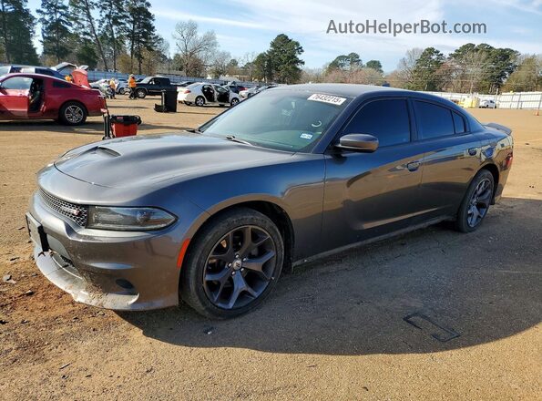 2C3CDXHG3KH526699 2019 DODGE CHARGER Серый Передняя левая четверть