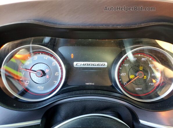 2C3CDXHG3KH526699 2019 DODGE CHARGER Серый Вид щитка приборов