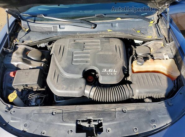 2C3CDXHG3KH526699 2019 DODGE CHARGER Серый Вид задней части салона