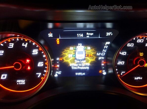 2C3CDXHG3KH614703 2019 DODGE CHARGER Black Вид щитка приладів