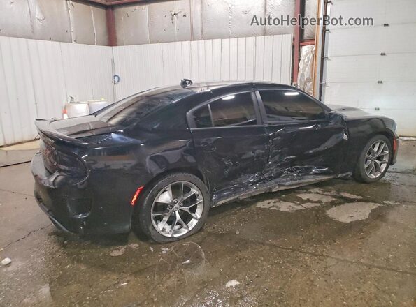 2C3CDXHG3KH614703 2019 DODGE CHARGER Black Задня права чверть