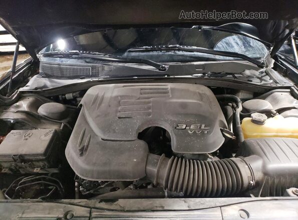 2C3CDXHG3KH614703 2019 DODGE CHARGER Black Вид задньої частини салону