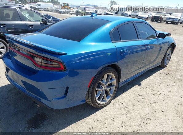 2C3CDXHG4PH643537 2023 DODGE CHARGER Синий Задняя правая четверть