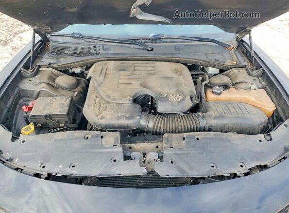 2C3CDXHG6HH551170 2017 DODGE CHARGER Черный Вид задней части салона