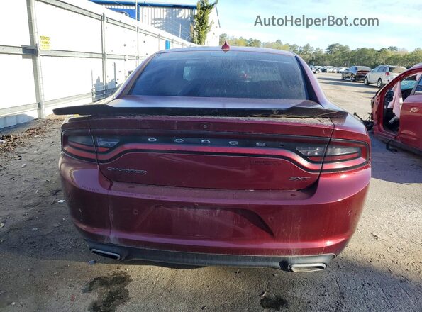 2C3CDXHG6JH124626 2018 DODGE CHARGER Бордовый Вид сзади
