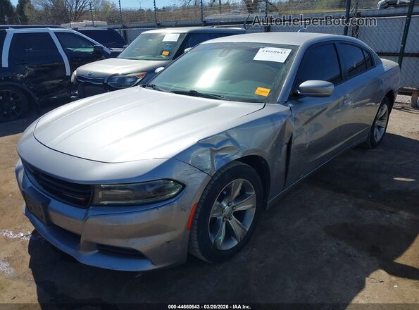 2C3CDXHG6JH166469 2018 DODGE CHARGER Silver Передня ліва чверть