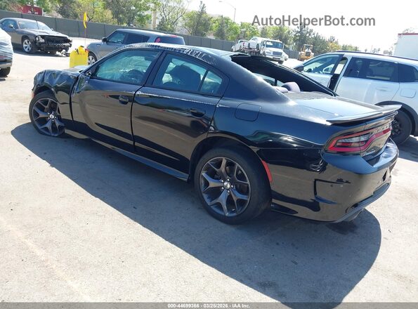 2C3CDXHG6KH567280 2019 DODGE CHARGER Черный Задняя левая четверть