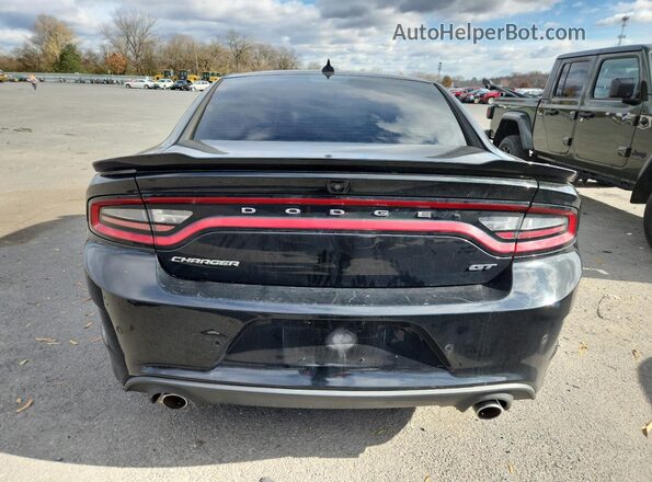 2C3CDXHG6KH681067 2019 DODGE CHARGER Black Հետևի տեսք