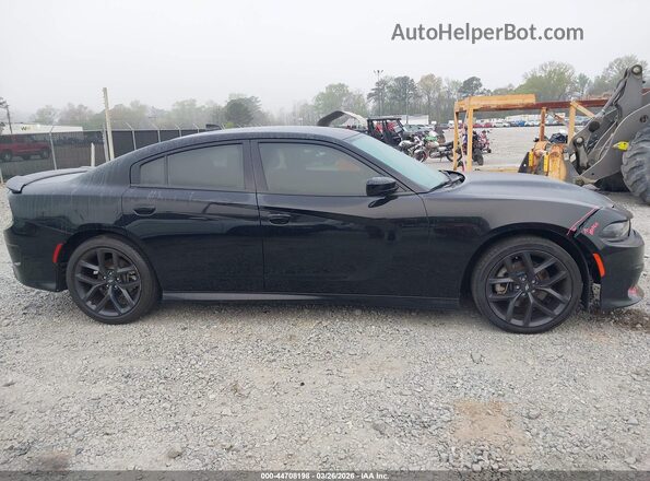 2C3CDXHG6MH569775 2021 DODGE CHARGER Black Widok wnętrza z tyłu