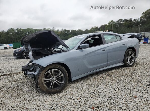 2C3CDXHG6MH661453 2021 DODGE CHARGER Серебряный Передняя левая четверть