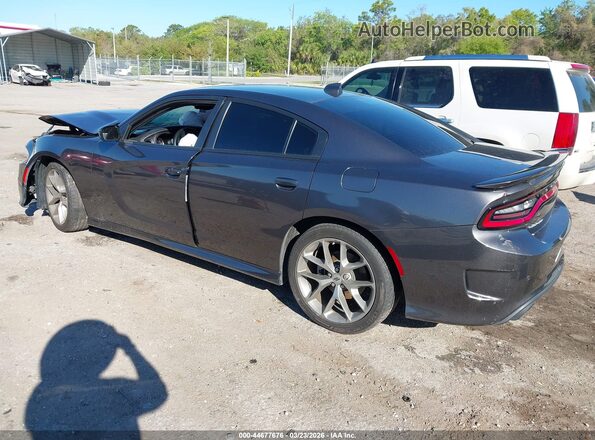 2C3CDXHG7NH153297 2022 DODGE CHARGER Gray Rear left