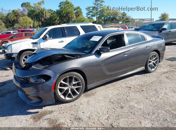 2C3CDXHG7NH153297 2022 DODGE CHARGER Gray Front left