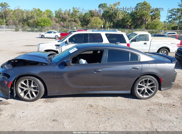 2C3CDXHG7NH153297 2022 DODGE CHARGER Gray 360 interior view