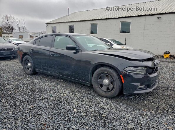 2C3CDXHG8GH303453 2016 DODGE CHARGER Черный Передняя правая четверть