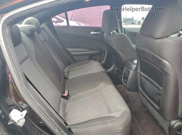 2C3CDXHG8GH303453 2016 DODGE CHARGER Черный Вид задних сидений