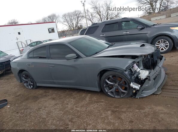 2C3CDXHG8KH597249 2019 DODGE CHARGER Silver Vista interior de 360 grados