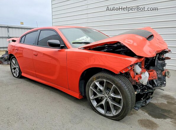 2C3CDXHG8PH649261 2023 DODGE CHARGER Orange Delantero derecho