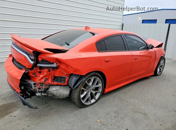 2C3CDXHG8PH649261 2023 DODGE CHARGER Orange Trasero derecho