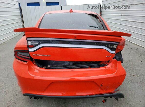 2C3CDXHG8PH649261 2023 DODGE CHARGER Orange Vista trasera