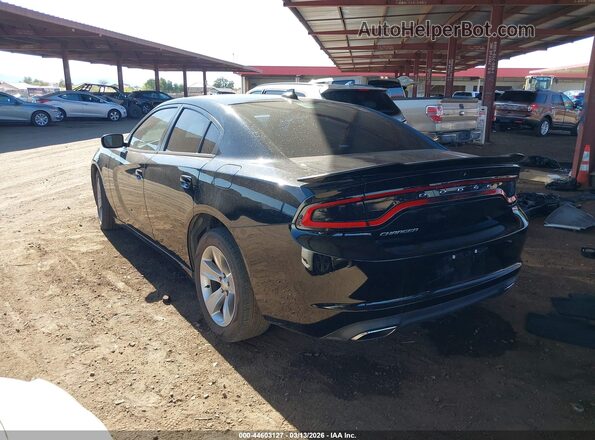 2C3CDXHG9HH599150 2017 DODGE CHARGER Черный Задняя левая четверть