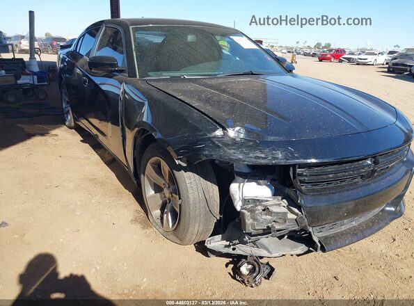 2C3CDXHG9HH599150 2017 DODGE CHARGER Черный Вид спереди