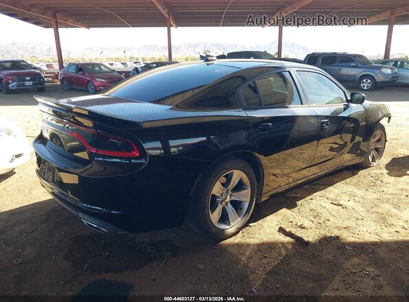 2C3CDXHG9HH599150 2017 DODGE CHARGER Черный Задняя правая четверть