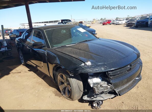 2C3CDXHG9HH599150 2017 DODGE CHARGER Черный Вид задней части салона