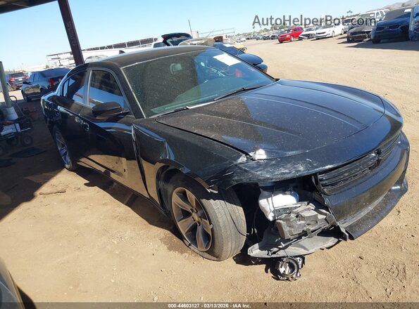 2C3CDXHG9HH599150 2017 DODGE CHARGER Черный Передняя правая четверть