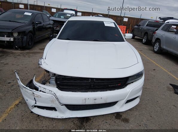 2C3CDXHG9JH176395 2018 DODGE CHARGER Белый Вид задней части салона