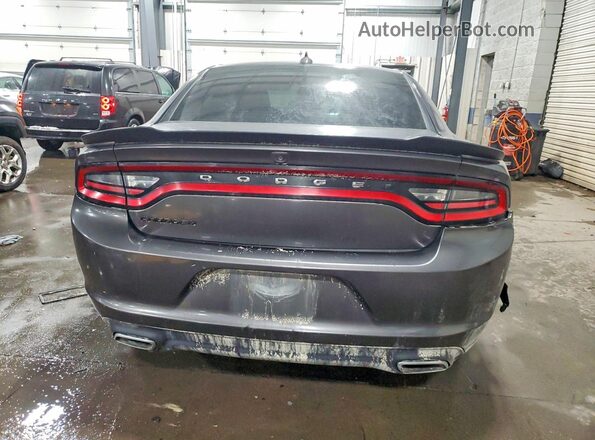 2C3CDXJG1HH579629 2017 DODGE CHARGER Серый Вид сзади