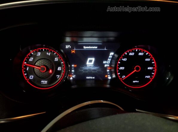 2C3CDXJG1HH579629 2017 DODGE CHARGER Серый Вид щитка приборов