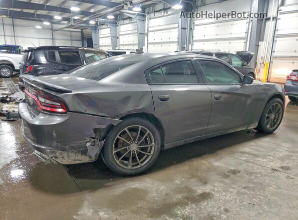 2C3CDXJG1HH579629 2017 DODGE CHARGER Серый Задняя правая четверть