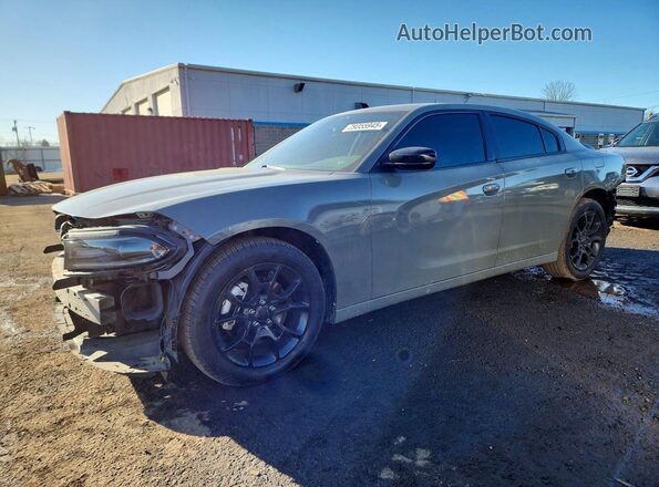 2C3CDXJG3HH603302 2017 DODGE CHARGER Серый Передняя левая четверть