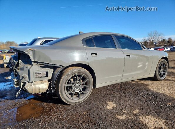 2C3CDXJG3HH603302 2017 DODGE CHARGER Серый Задняя правая четверть