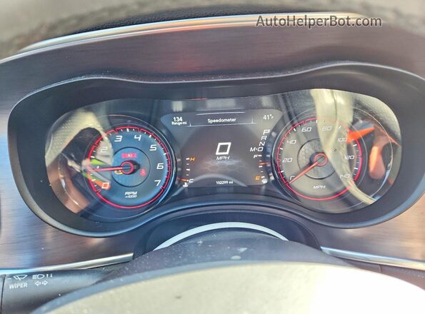 2C3CDXJG3HH603302 2017 DODGE CHARGER Серый Вид щитка приборов