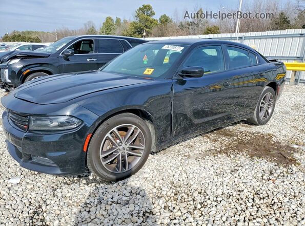 2C3CDXJG5KH580192 2019 DODGE CHARGER Черный Передняя левая четверть