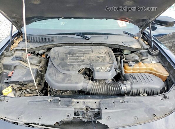 2C3CDXJG5KH580192 2019 DODGE CHARGER Черный Вид задней части салона