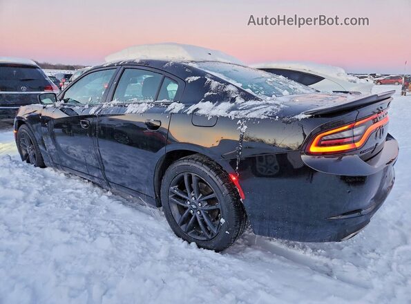 2C3CDXJG6KH671391 2019 DODGE CHARGER Черный Задняя левая четверть