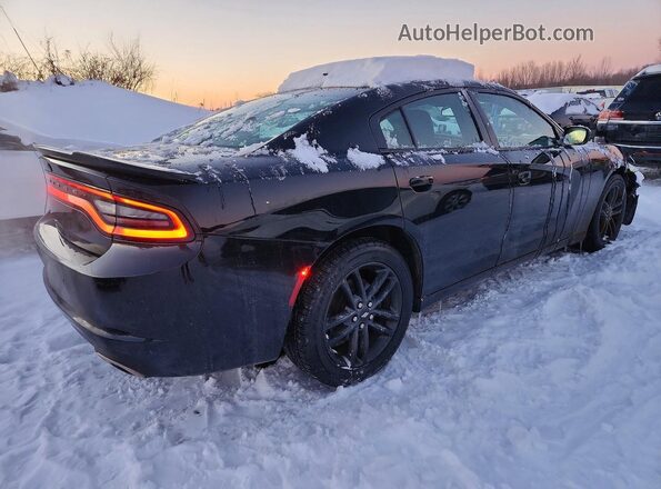 2C3CDXJG6KH671391 2019 DODGE CHARGER Черный Задняя правая четверть