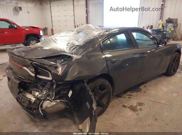 2C3CDXJG7JH224356 2018 DODGE CHARGER Серый Задняя правая четверть