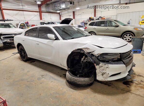 2C3CDXJG8JH189360 2018 DODGE CHARGER White Przód prawy