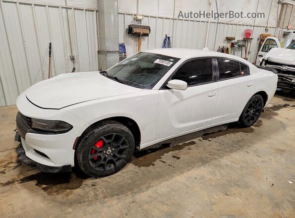 2C3CDXJG8JH189360 2018 DODGE CHARGER White Przód lewy