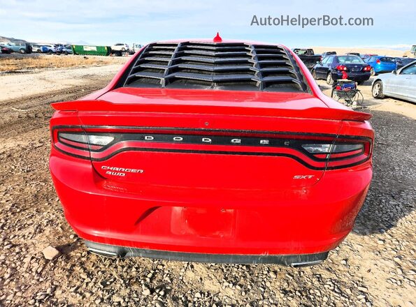 2C3CDXJG9HH569883 2017 DODGE CHARGER Red უკანა ხედი