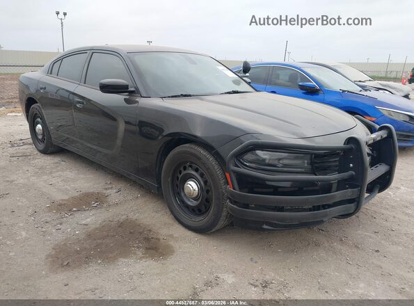 2C3CDXKT0KH600683 2019 DODGE CHARGER Черный Передняя правая четверть