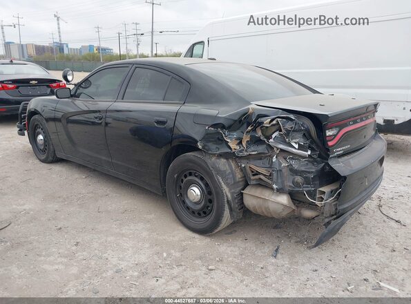 2C3CDXKT0KH600683 2019 DODGE CHARGER Черный Задняя левая четверть