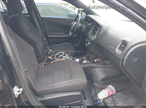 2C3CDXKT0KH600683 2019 DODGE CHARGER Черный Вид салона спереди
