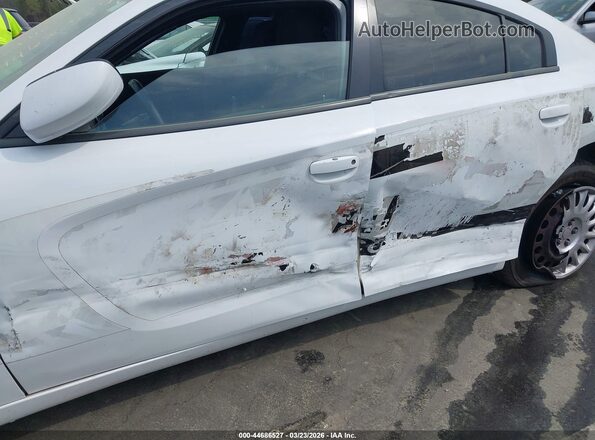 2C3CDXKT3KH535778 2019 DODGE CHARGER White Widok z przodu
