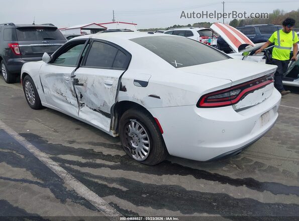 2C3CDXKT3KH535778 2019 DODGE CHARGER White Tył lewy