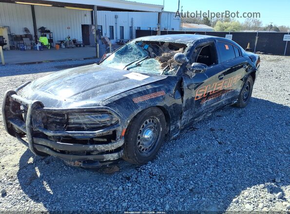 2C3CDXKT8KH733031 2019 DODGE CHARGER Черный Передняя левая четверть